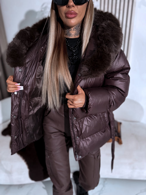 Jacket "BRONZA FC7627" - CHOCO